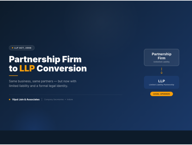 Partnership Firm to LLP Conversion