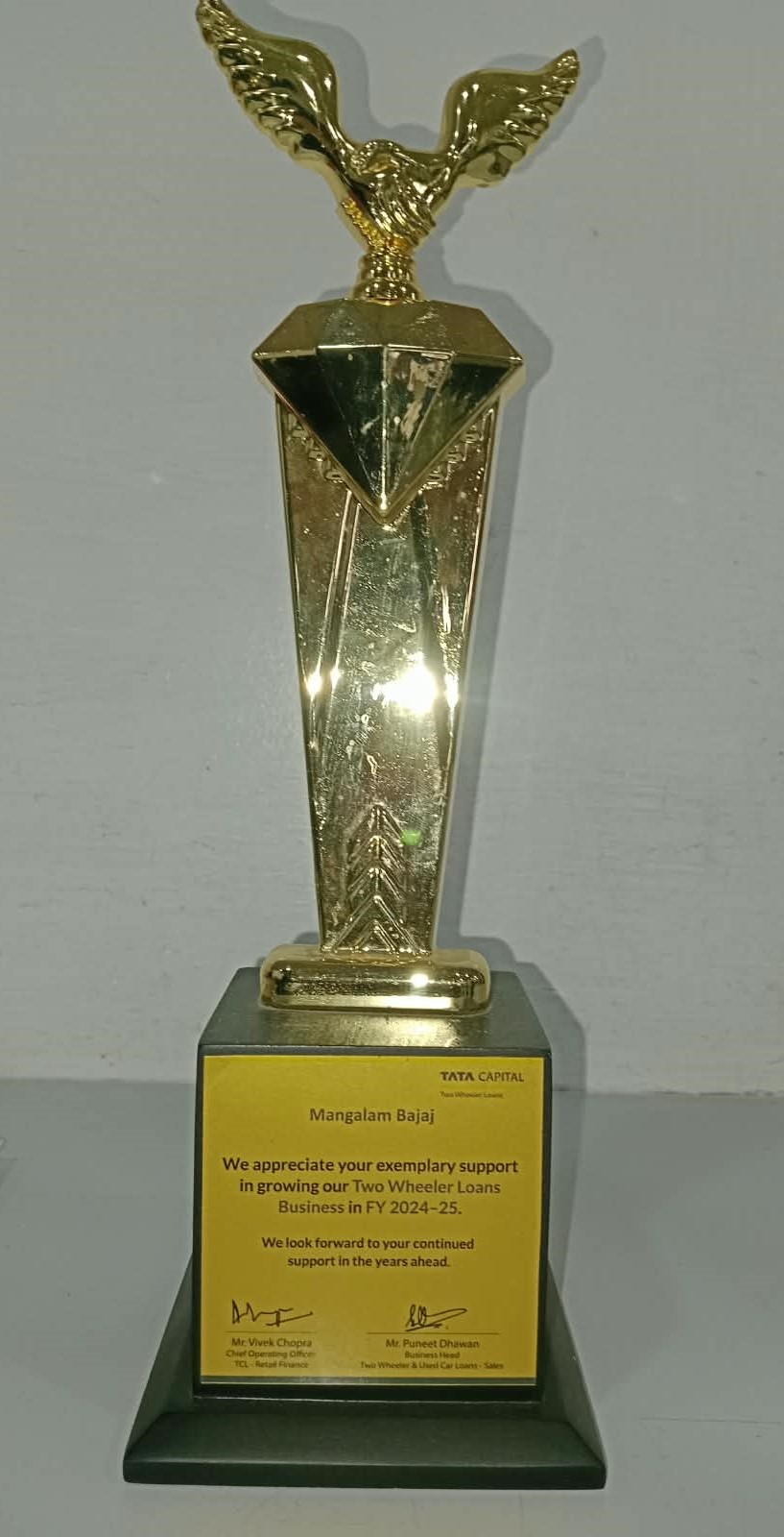 TATA Capital-Business Growing Award