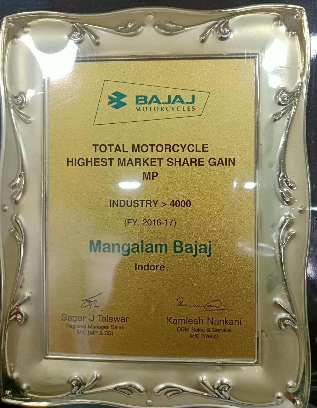 Highest Motorcycle Market Share Gain in MP