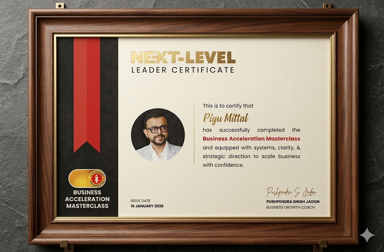 Next Level Leader Certificate