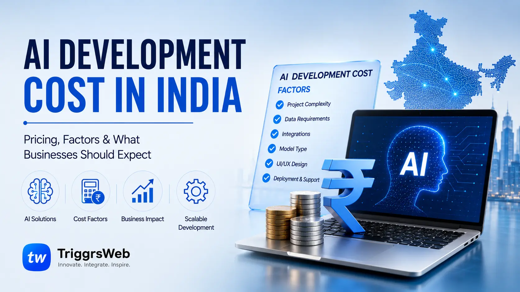 AI Development Cost in India: Pricing, Factors & What Businesses Should Expect