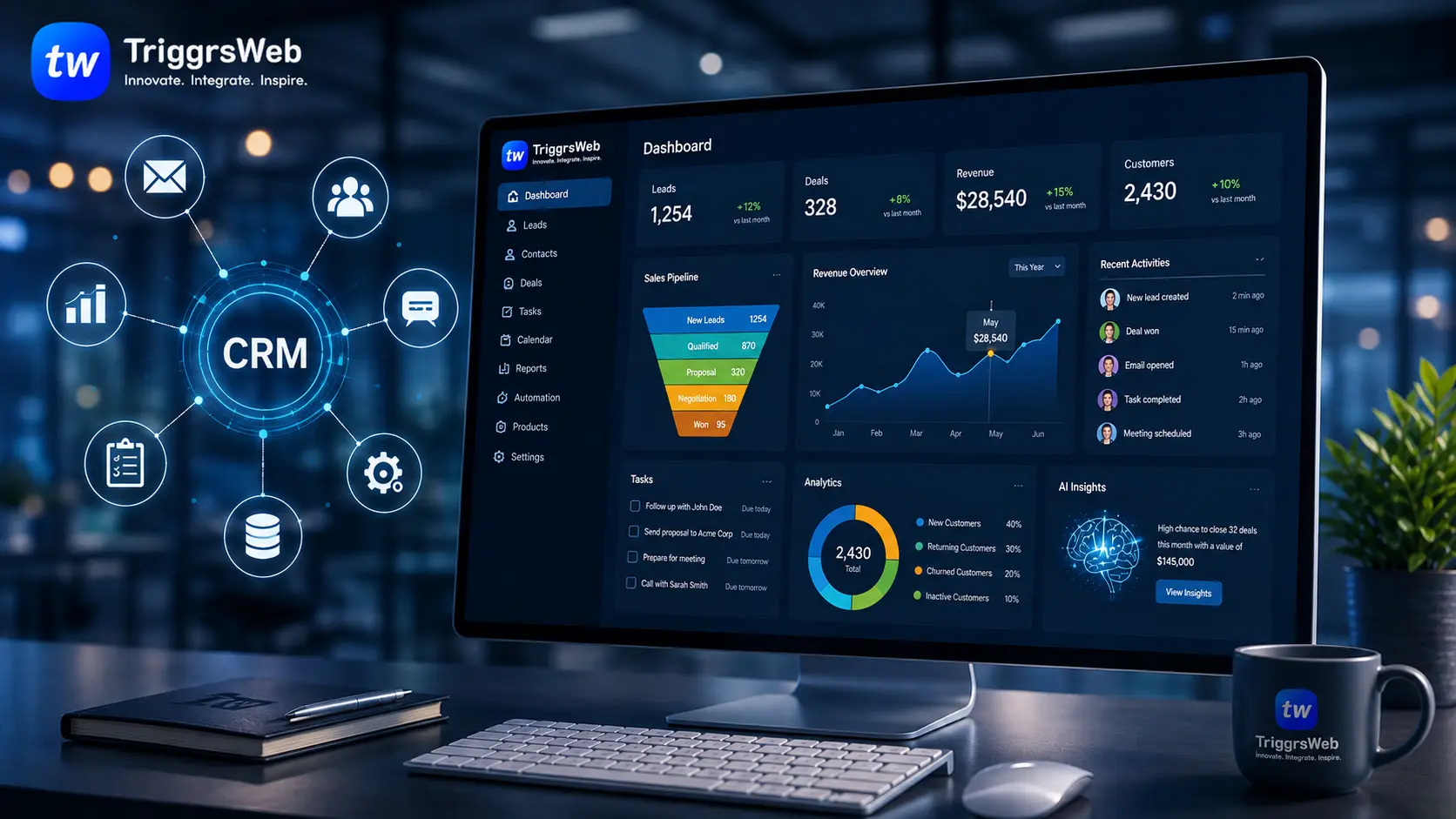 CRM Development Company: How to Choose the Right Partner for Your Business — cover image